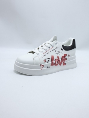 Buty sportowe damskie na płaskim (36-41) YH45 BLACK