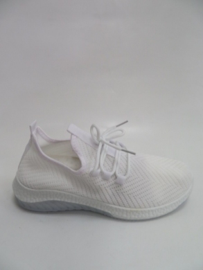 Buty sportowe damskie na płaskim (36-41) CB218 WHITE