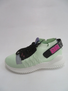 Buty sportowe damskie na płaskim (36-41) 2151-6 GREEN