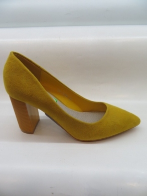 Czółenka damskie na obcasie (36-41) JX206 YELLOW
