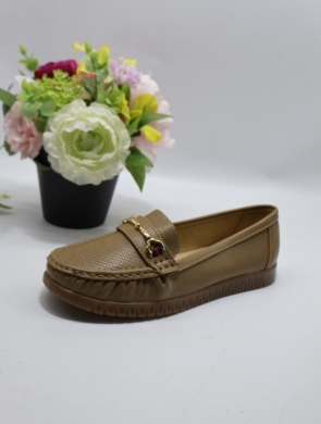 Mokasyny damskie na płaskim (36-41) HYZ-133 KHAKI