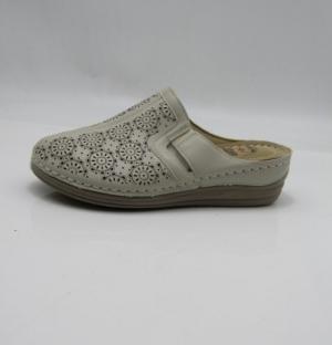 Klapki damskie na płaskim (36-41) 6922-3 BEIGE