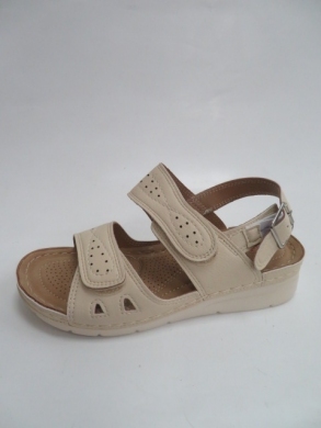 Sandały damskie na koturnie (36-41) 1103 BEIGE