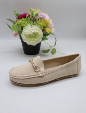 Mokasyny damskie na płaskim (36-41) 6358 BEIGE