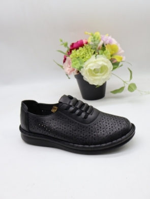 Półbuty damskie na płaskim (36-41) 60777-1 BL