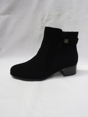 Botki damskie ocieplane na obcasie (36-41) C603 BLACK