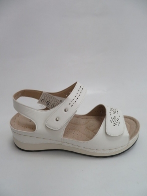 Sandały damskie na koturnie (36-41) 0-6 WHITE