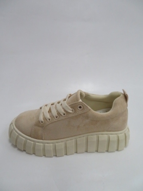 Sportowe Damskie na koturnie (36-41) BH9 BEIGE