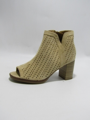 Botki damskie na obcasie (36-41) 23150 BEIGE