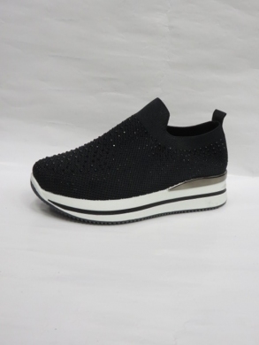 Buty sportowe damskie na płaskim (36-41) LA227 BLACK