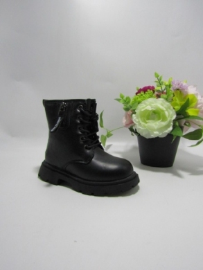 Botki dziewczęce ocieplane (25-30) 918 BLACK