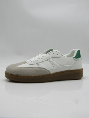 Buty sportowe damskie na płaskim (36-41) C-455 WH/GREEN