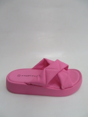 Klapki damskie na płaskim (36-41) P1211 PINK