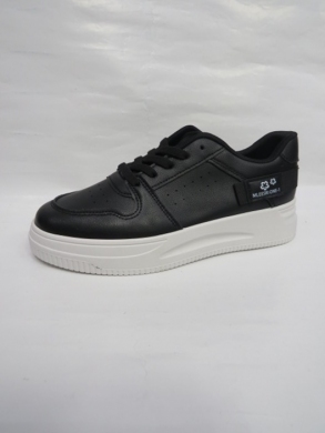 Buty sportowe damskie na płaskim (36-41) 6821-1 BLACK