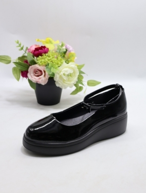 Półbuty damskie na koturnie (36-41) 5044 BLACK