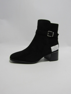 Botki damskie ocieplane na obcasie (36-41) RQ473 BLACK