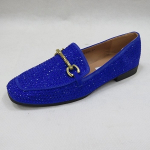 Mokasyny damskie na płaskim (36-41) H8-255 BLUE