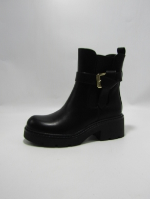 Botki damskie ocieplane na obcasie (36-41) 7525 BLACK