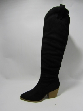 Kozaki damskie na obcasie (36-41) T223 BLACK