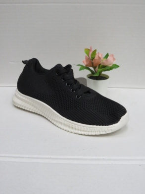 Buty sportowe damskie na płaskim (36-41) 2201 BLACK