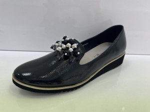 Półbuty damskie na koturnie (36-41) GD-FL666 BLACK