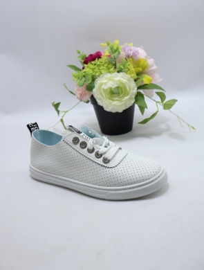 Buty sportowe damskie na płaskim (36-41) SJ2359-2 WH