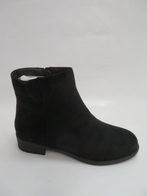 Botki damskie jesienne na płaskim (36-41) 2005-737 BLACK