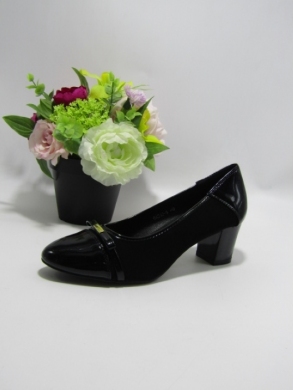 Czółenki damskie na obcasie (36-41) SA312-1 BLACK