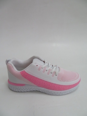 Sportowe Dziewczęce (36-41) D3-318 WHITE/PINK