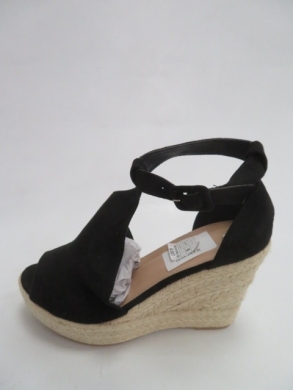 Sandały Damskie na koturnie (36-41) 108-11 BLACK