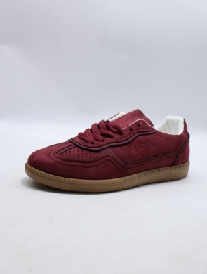 Buty sportowe damskie na płaskim (36-41) B6616 WINE