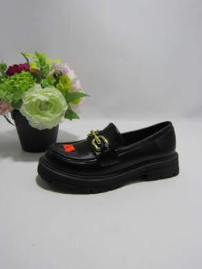 Mokasyny damskie na płaskim (36-41) OM2166 BLACK