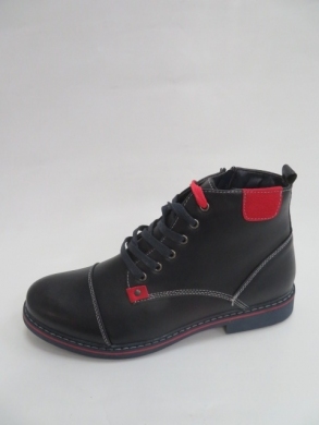 Botki męskie ocieplane (41-46) 922 NAVY/RED