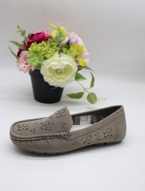 Mokasyny damskie na płaskim (36-41) 0583 GREY