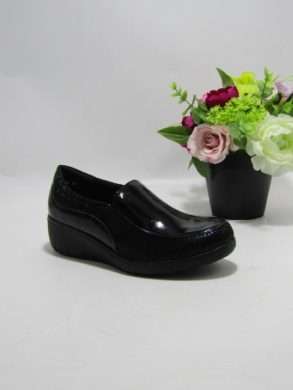 Półbuty damskie na koturnie (36-41) J-210 BLACK