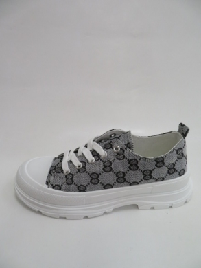 Trampki damskie na koturnie (36-41) HB-57 GREY
