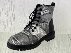 Botki damskie jesienne na płaskim (36-41) H256 WHITE