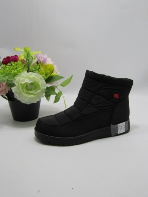 Botki damskie ocieplane na płaskim (36-41) X56-32 BLACK
