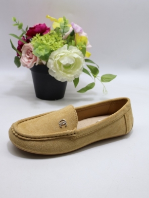 Mokasyny damskie na płaskim (36-41) WD108 CAMEL