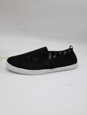 Tenisówki damskie (40-43) 11410-1 BLACK/WH