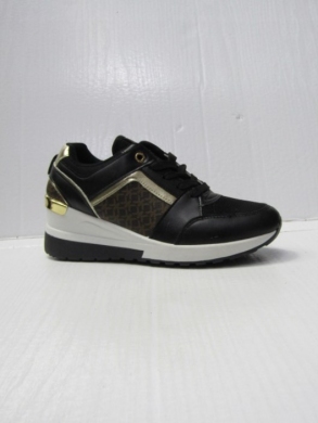 Buty sportowe damskie na koturnie (36-41) 22303 BLACK