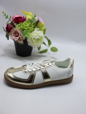 Buty sportowe damskie na płaskim (36-41) 7563 GOLD