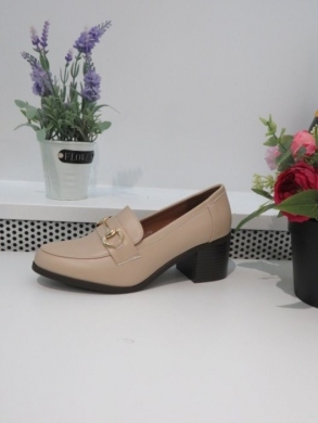 Półbuty damskie na obcasie (36-41) 68148 BEIGE