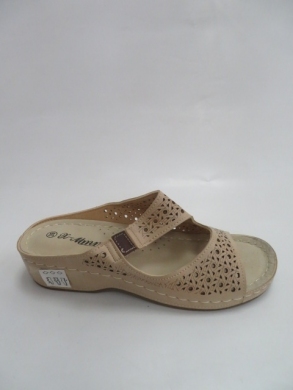 Klapki damskie na koturnie (36-41) 3202 BEIGE