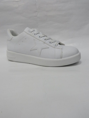 Buty sportowe damskie na płaskim (36-41) E-8 WHITE