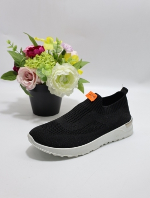 Buty sportowe damskie na płaskim (36-41) 9016 BLACK