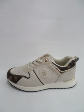 Buty sportowe damskie na płaskim (36-41) LJ-77 BEIGE