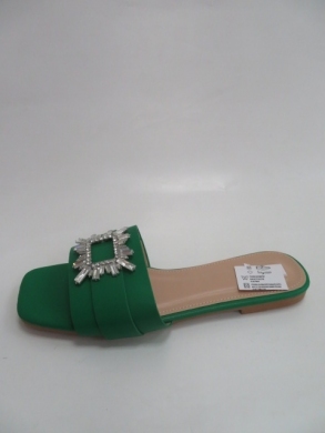 Klapki damskie na płaskim (36-41) HXD68 GREEN