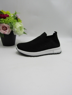 Buty sportowe damskie na płaskim (36-41) AA55 BLACK