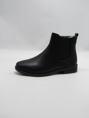 Botki damskie ocieplane na płaskim (36-41) BL24002 BL/PU